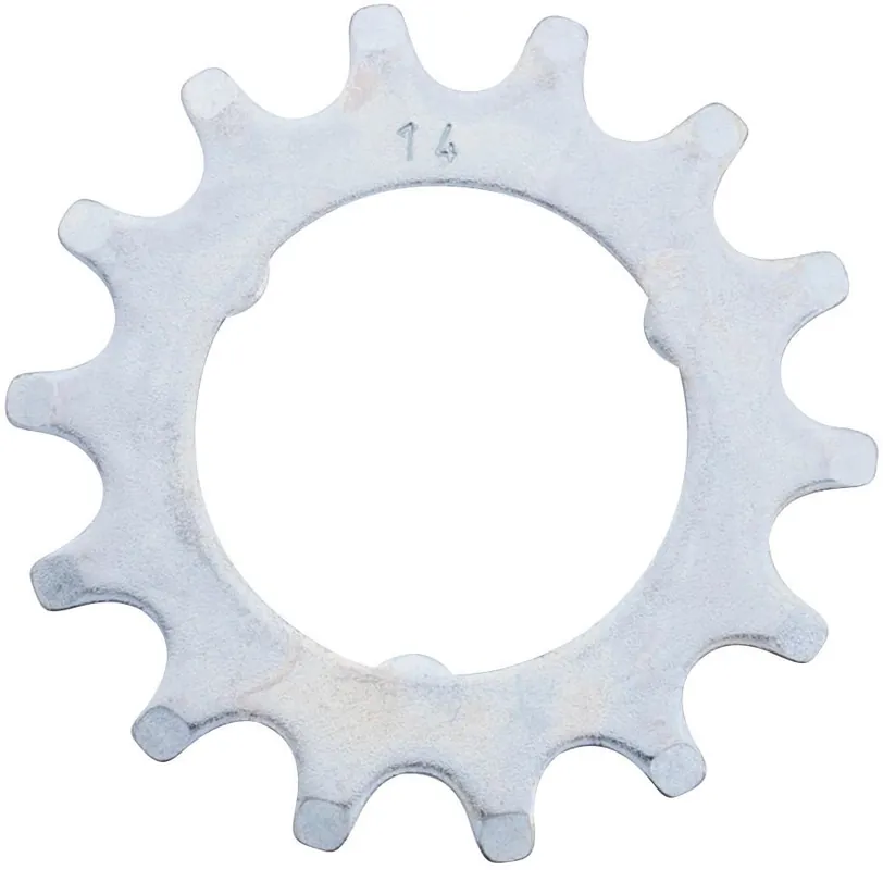 Sonderaktion Esjot Steck-Zahnkranz 14 Zähne silber 1/2" x 1/8", verzinkt, passend für 3-/ 4-/ 5-/ 7- und