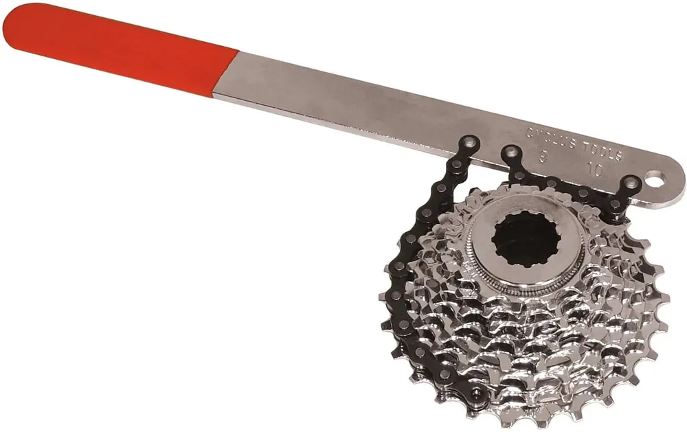 Bestpreis Cyclus Tools Kettenpeitsche 9/10-fach silber,rot