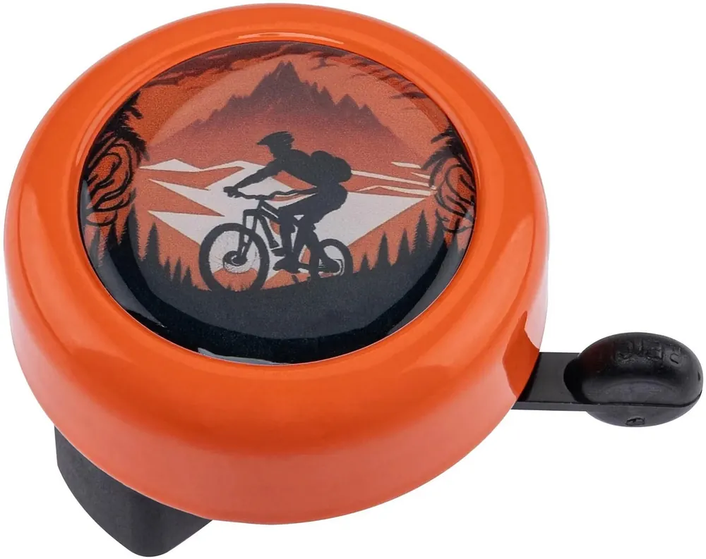 Reich Klingel Colour Biker Klingel orange, schwarz Expressversand