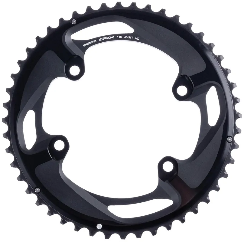 Shimano Kettenblatt GRX 48 Zähne schwarz Bestpreis