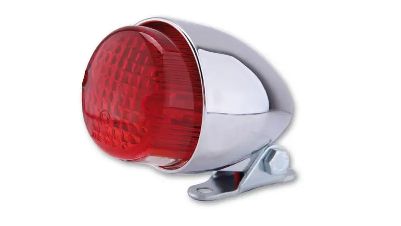 Neu HIGHSIDER smart Texas Rücklicht Chrom (1Stck)