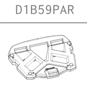 Markenprodukt SHAD Universal-Montageplatte SH48/SH49/SH50/SH58X/SH59X