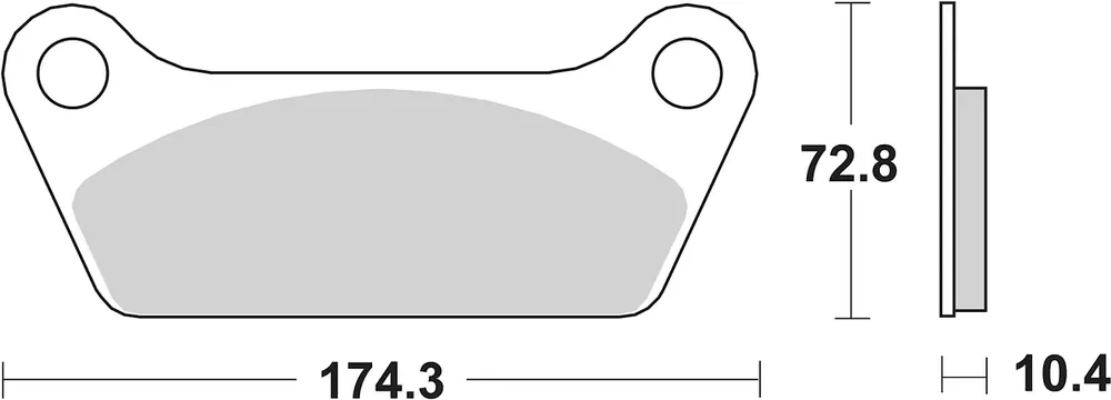Garantierte Lieferung SBS Bremsbelag 553H.HF Street High Power Ceramic