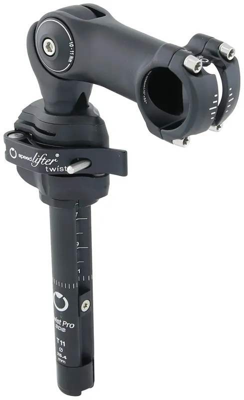 Super-Preis by,schulz Lenkerverstellsystem Speedlifter Twist Pro SDS T11 schwarz Vorbau 88 mm
