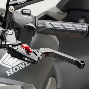 Begrenztes Angebot PROTECH Hebel Bremshebel Race links Alu & Stahl Rot/Schwarz für HONDA Forza 125, Forza 350, Forza 750