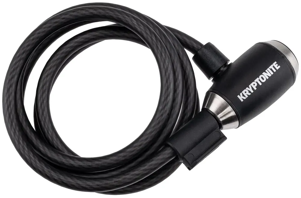 Preisreduziert KRYPTONITE Kabelschloss Kryptoflex Key Cable 10 mm 180 cm grau
