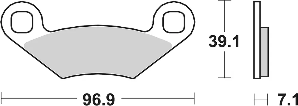 Versand Am Gleichen Tag SBS Bremsbelag 642HF Street Ceramic