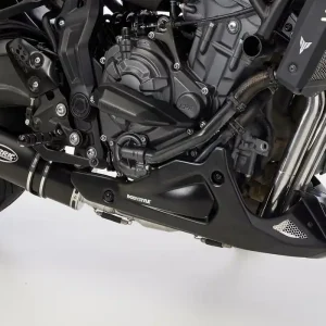 BODYSTYLE Sportsline Bugspoiler ABS Kunststoff grau/rot für YAMAHA MT-07 Markenware