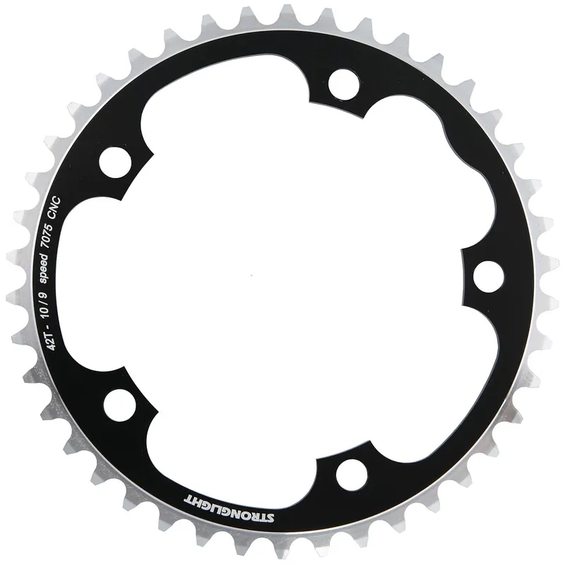Top-Preis Stronglight Kettenblatt Type S 7075 T6 42 Zähne silber