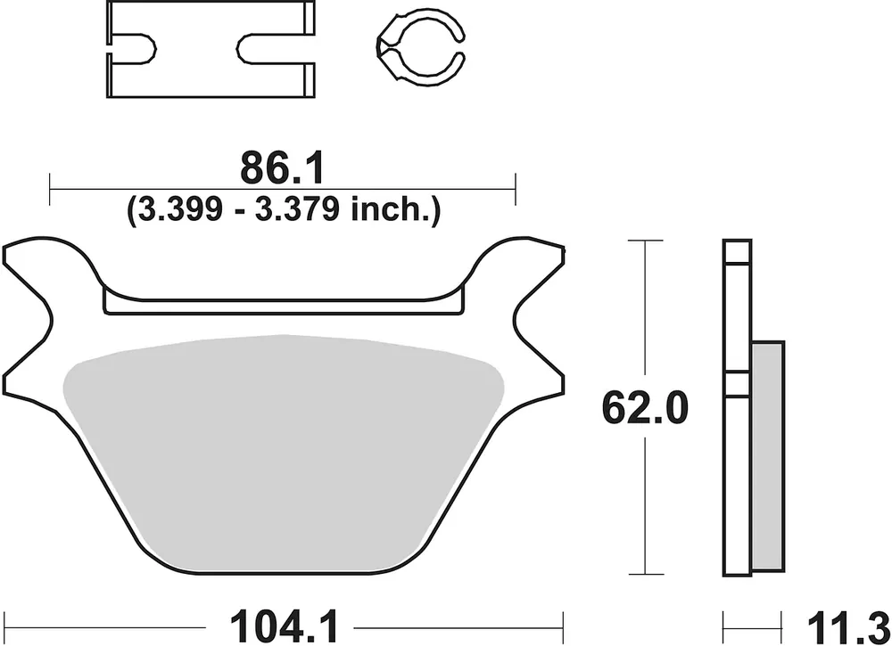 Must-Have SBS Bremsbelag 669H.HF Street High Power Ceramic