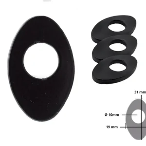 Must-Have PROTECH Universal Indy Spacer für diverse KTM/MV/Husqvarna Modelle Spiegel & Blinker Schwarz für KTM 1290 Super Duke R, 390 Duke,HUSQVARNA Svartpilen 401
