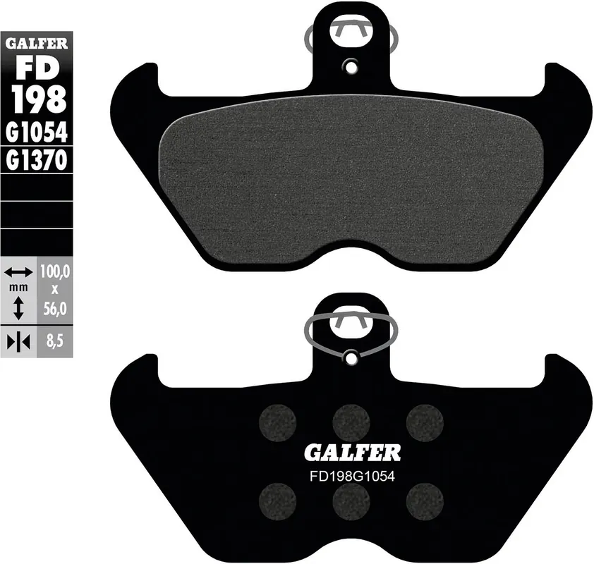 Sichere Zahlung Galfer Bremsbelag FD198