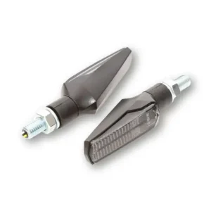 Ausverkauf HIGHSIDER smart Fineline LED 3in1 Blinker-Rücklicht-Kombination Gehäuse Schwarz / Linse Rauchgrau (Paar), Hinten