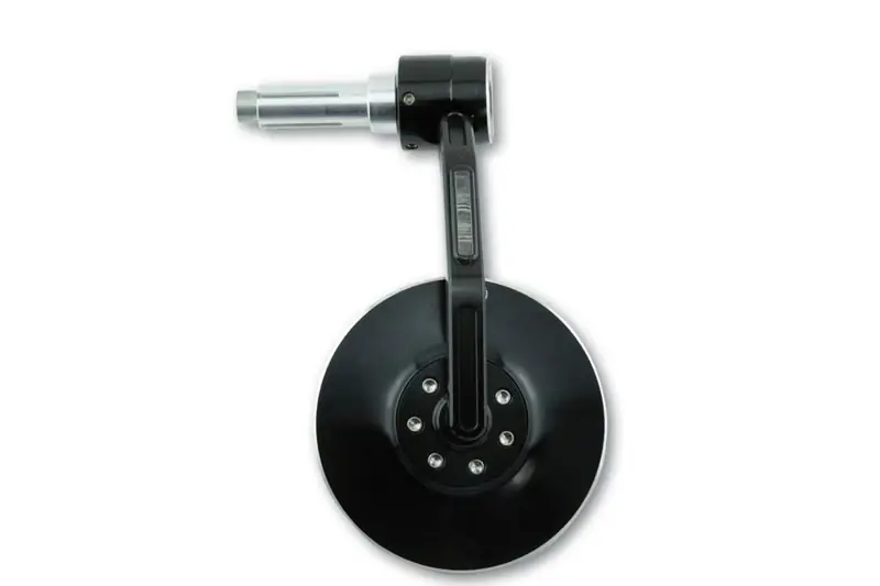 HIGHSIDER pro Lenkerendenspiegel Conero Schwarz Mit LED Blinker (1Stck.) Echt