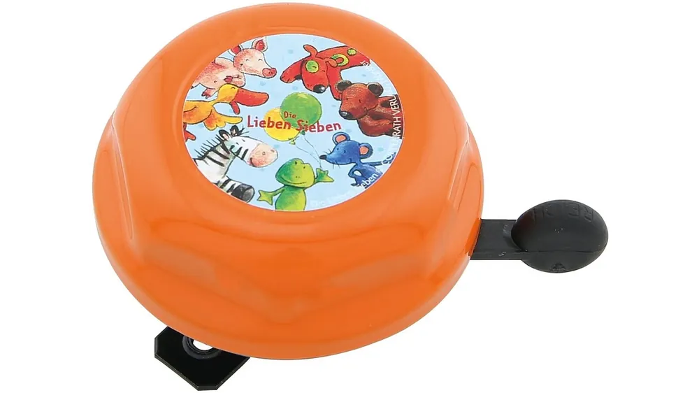 Neue Kollektion Bike Fashion Kinderklingel Die Lieben Sieben orange