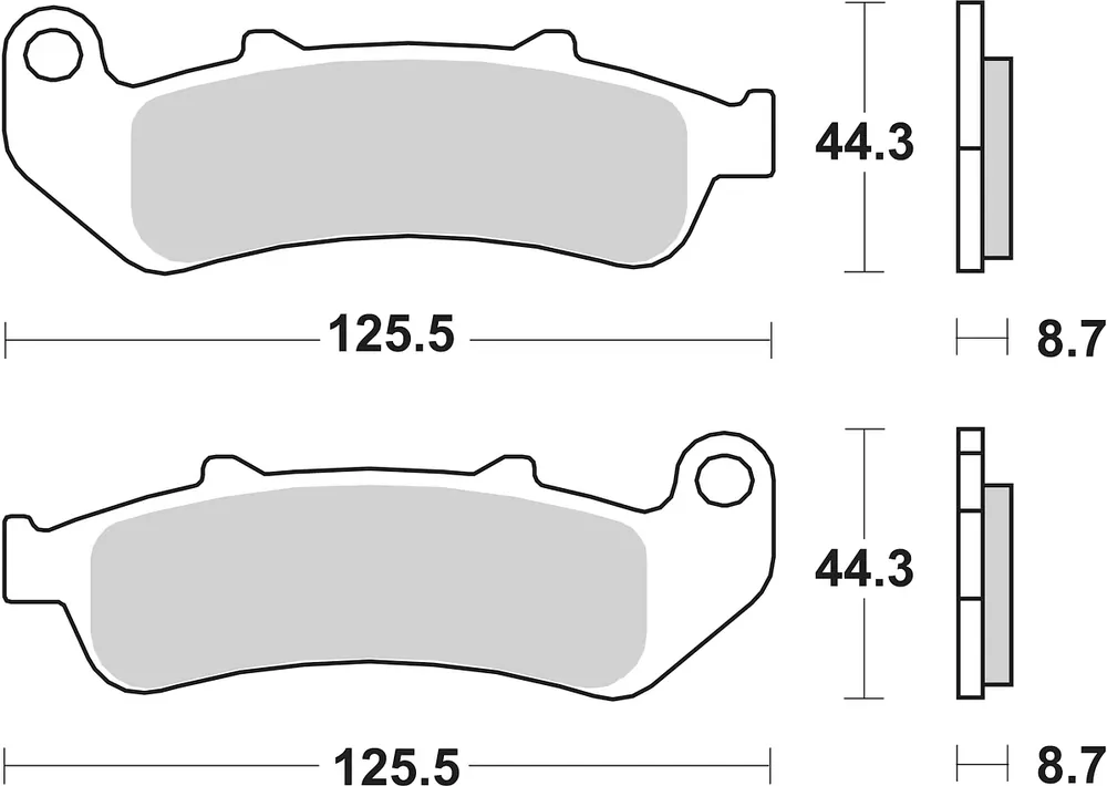 Schneller Versand SBS Bremsbelag 685HF Street Ceramic
