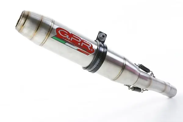 Markenware GPR Endschalldämpfer Ducati Hyperstrada 821 2013/16 EC-Approv. slip-on exhaust Deeptone Inox