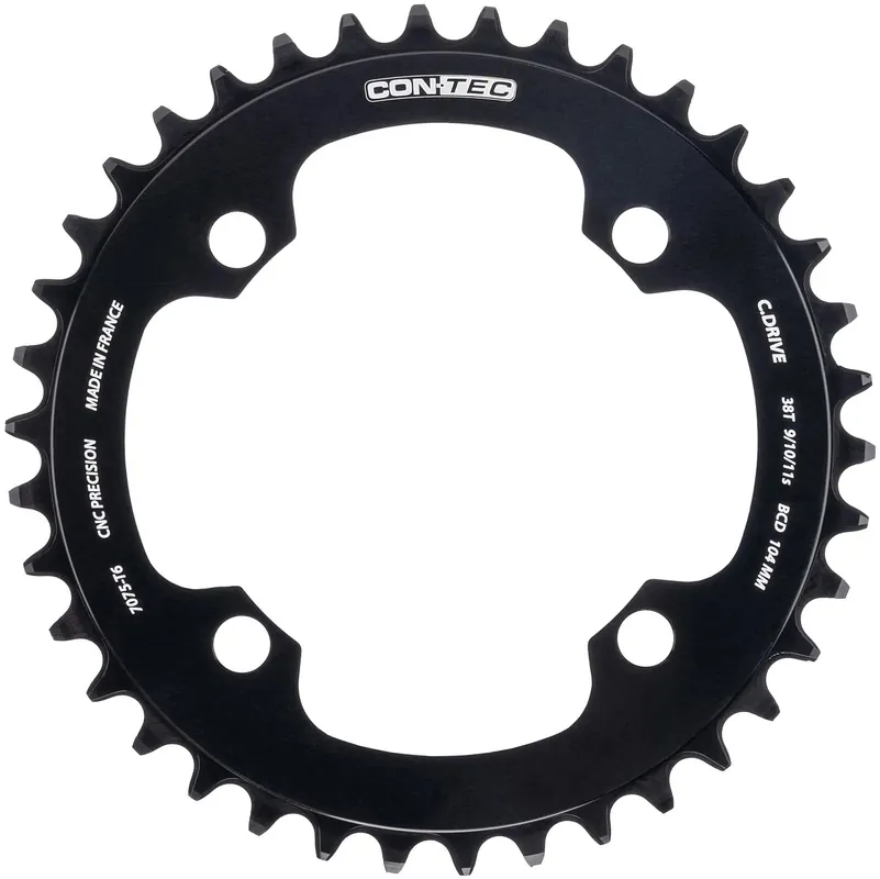 Begrenztes Angebot CONTEC Kettenblatt C.Drive B 38 Zähne schwarz