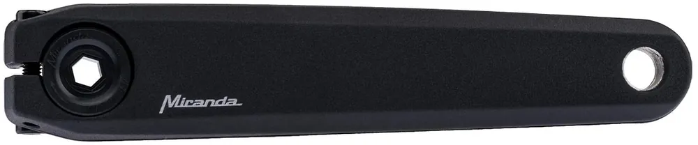 Miranda Kurbel Delta 0 LS links 170 mm schwarz Für Shimano E8000/ E7000, ohne Kettenblatt. Günstig