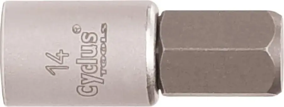 Günstig Cyclus Tools Steckschlüsseleinsatz 14 mm silber