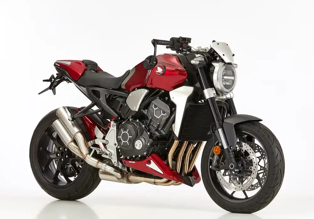 Neue Ware BODYSTYLE Sportsline Hinterradabdeckung mit Alu-Kettenschutz ABS Kunststoff schwarz für HONDA CB1000R