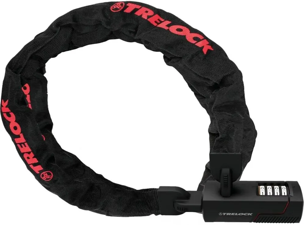 Trelock Kettenschloss BC 480 Code 170 cm schwarz Preisreduziert