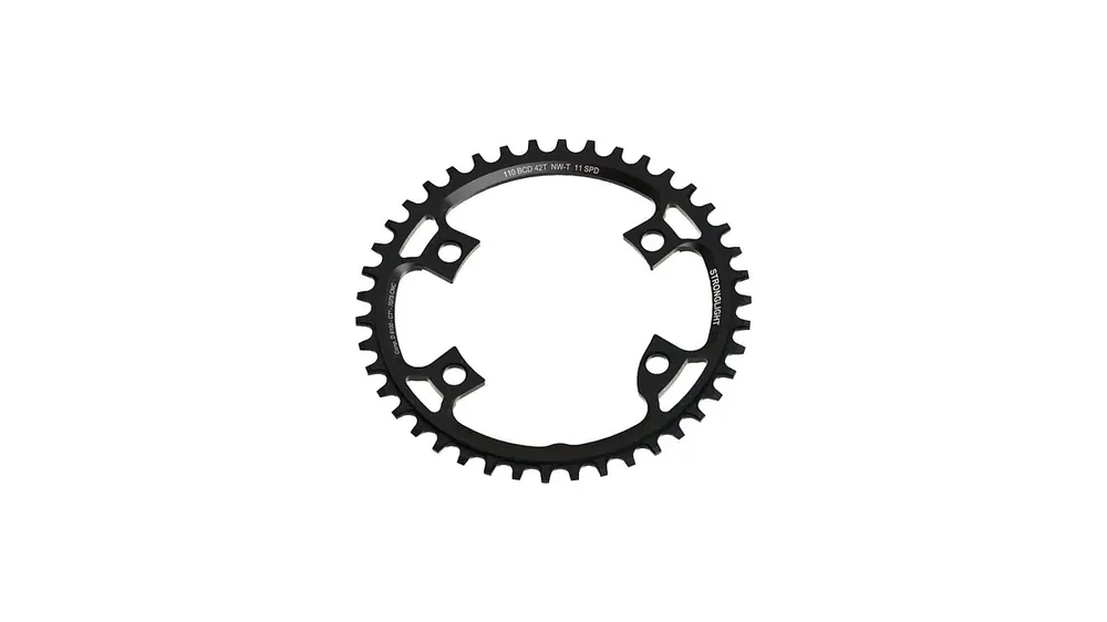 Knallerangebot Stronglight Gravel Kettenblatt 44 Zähne schwarz