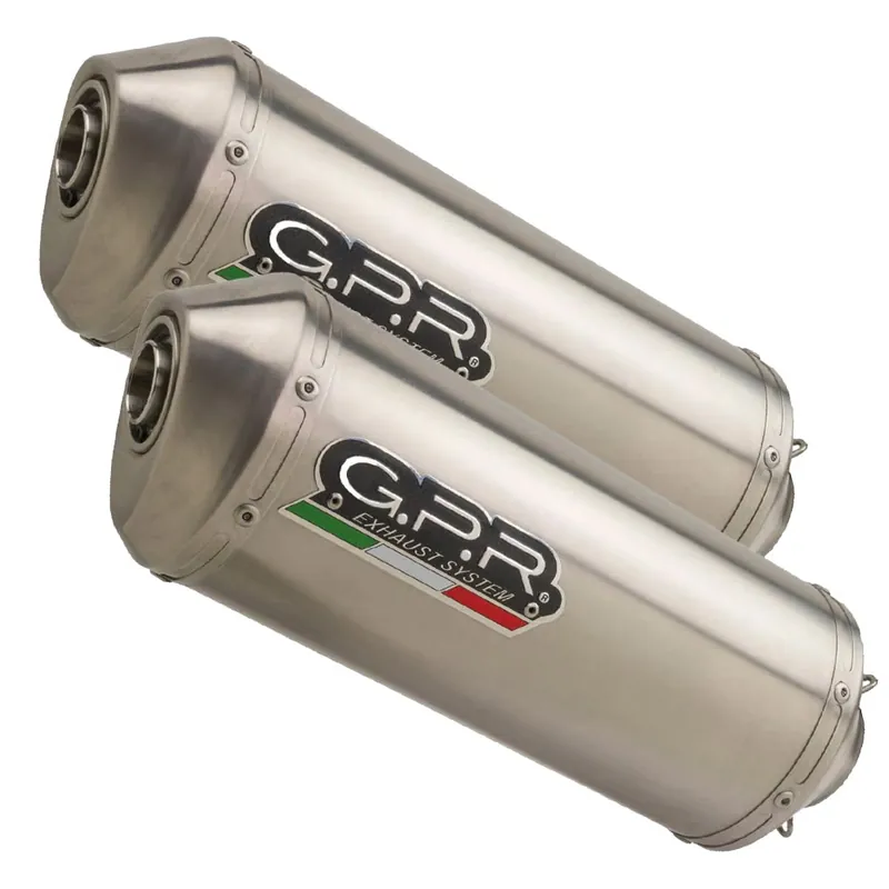 GPR Endschalldämpfer Aprilia Etv Caponord 1000 Rally 2001/07 Pair EC-Approv. slip-on exhaust Sati Mega-Angebot