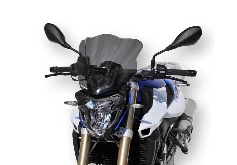 ERMAX Naked-Bike-Scheibe Acrylic durchsichtig Schwarz getönt für BMW F 800 R Must-Have