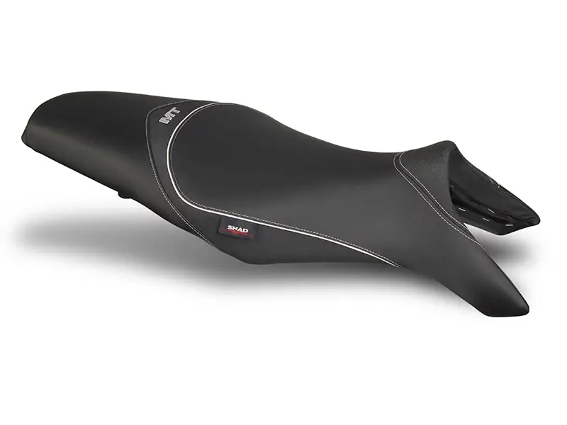 SHAD Komfortsitzbank Schwarz-Grau/Graue Nähte - Yamaha MT09 Must-Have