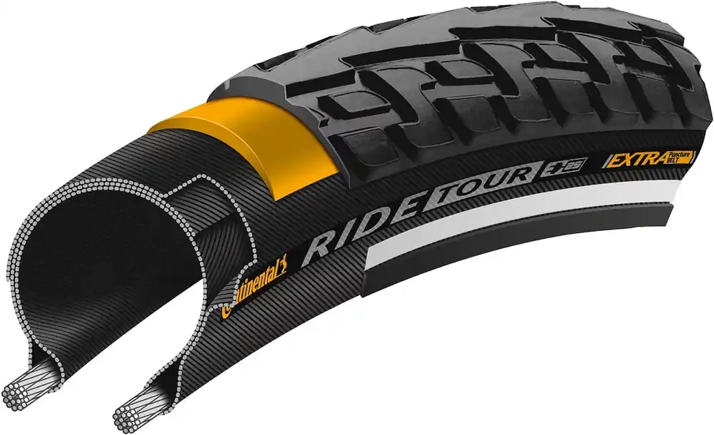 Continental Ride Tour Reifen 28 × 1,50" schwarz Reflex Expressversand