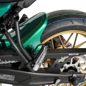 Sichere Zahlung BODYSTYLE Sportsline Hinterradabdeckung mit Alu-Kettenschutz ABS Kunststoff schwarz/grau für KAWASAKI Z650 RS