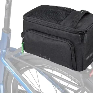 Super-Preis CONTEC Gepäckträgertasche Via Commuter schwarz inkl. vormontiertem AVS Adapter