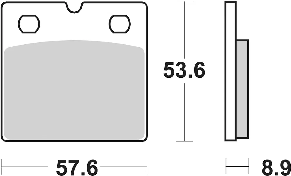 SBS Bremsbelag 640HF Street Ceramic Heißes Angebot