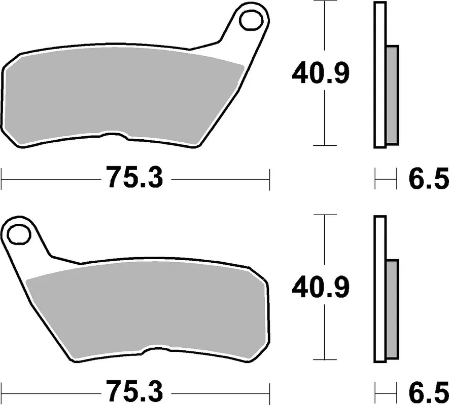SBS Bremsbelag 928HF Street Ceramic Nur Heute