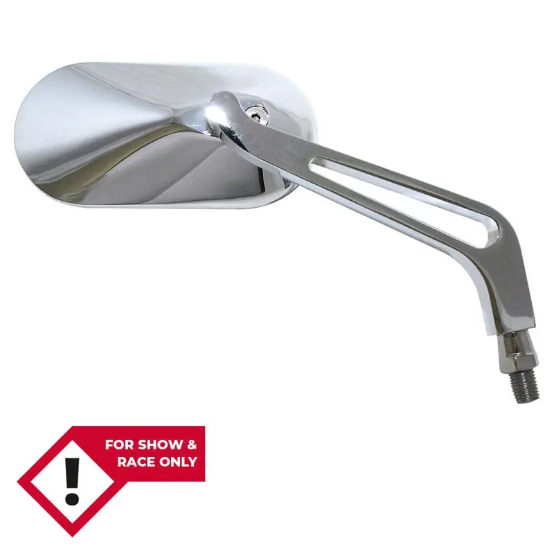 HIGHSIDER smart Lenkerspiegel Chrom Oval (Paar) Aktuell