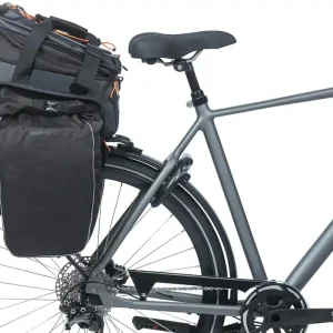 Basil Gepäckträgertasche Miles XL Pro schwarz black orange Direktkauf