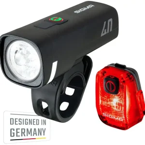 Preiswert Sigma Sport Leuchten-Set Aura 40 / Hiro 10 schwarz