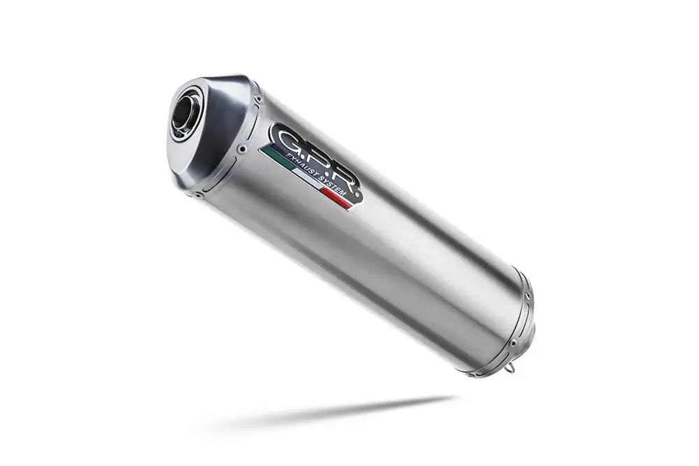 Zertifiziert GPR Endschalldämpfer Kawasaki KLR 650 2006/2023 SATINOX SP