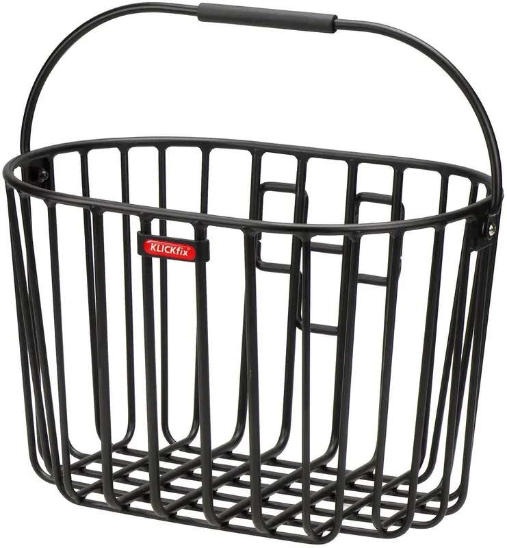 Saisonangebot KLICKfix Korb Alumino vorn schwarz