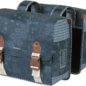 Basil Doppeltasche Bohème blau indigo blue MIK Letzte Chance