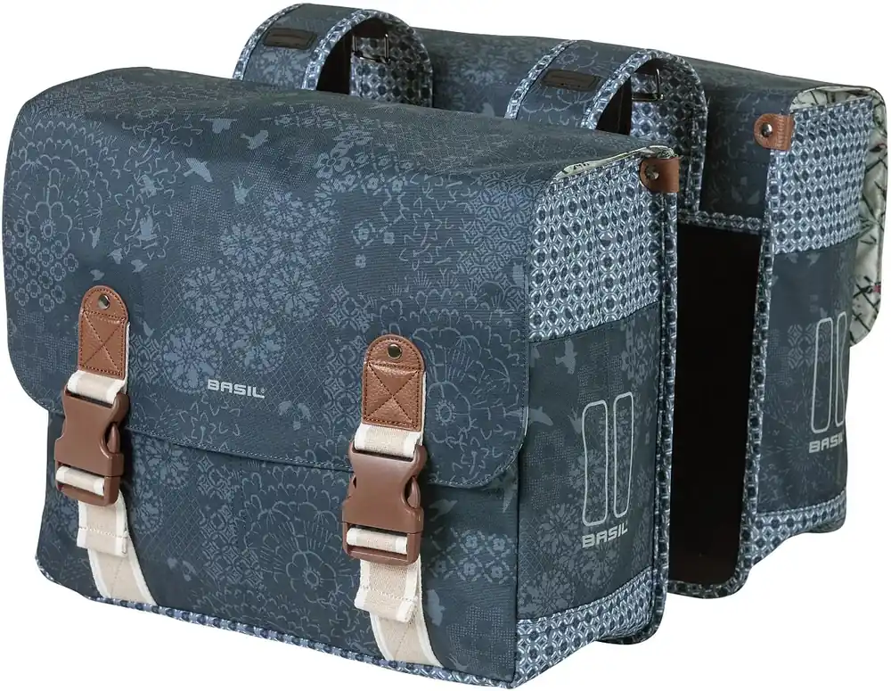 Basil Doppeltasche Bohème blau indigo blue MIK Letzte Chance