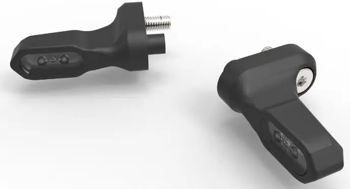 MOTOISM LED Blinker "Sagitta Short-Scrambler" mit Positionslicht Heißes Angebot