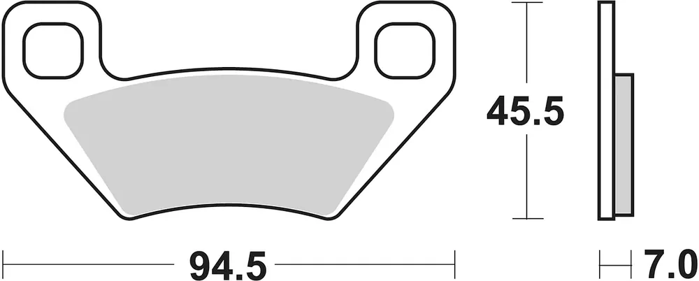 Mega-Angebot SBS Bremsbelag 822SI Offroad Sinter