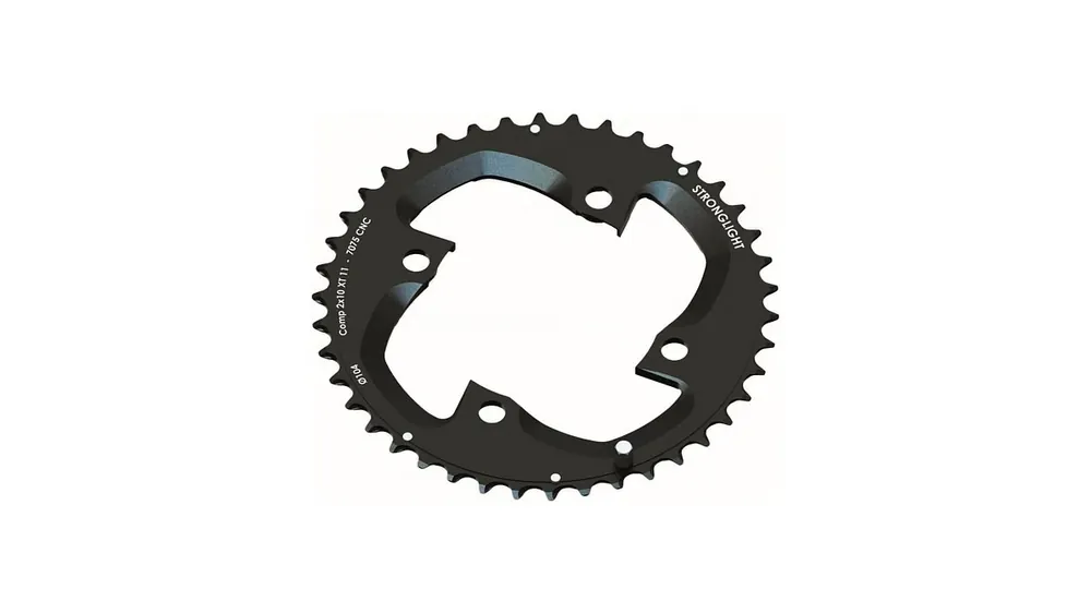 Stronglight Kettenblatt MTB 42 Zähne schwarz außen Aktuell