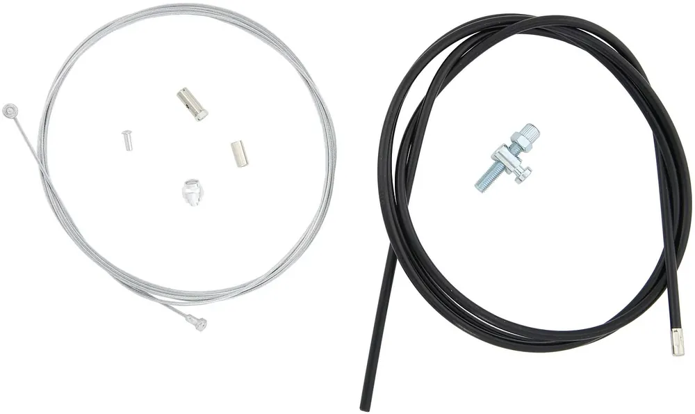 Sonderangebot Slurf Bremszug Trommelbremse Ø 1,5 mm schwarz außen TS302, Stahl Innenzug, mit Standard-Auße