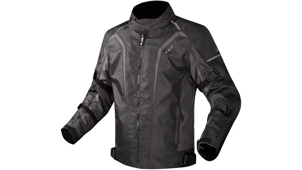 Neu Im Sortiment LS2 Sepang Jacke Schwarz / Grau Herren Gr.5xl