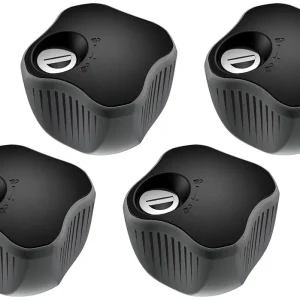 Markenprodukt Thule Knebelmutter M8 schwarz 4 Knebelmuttern