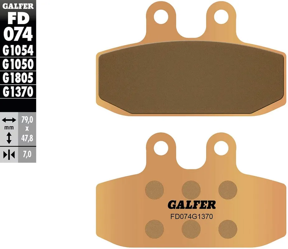 Versand Am Gleichen Tag Galfer Bremsbelag FD074 - G1370