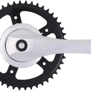Pieper Kettenradgarnitur Rock 46 Zähne schwarz/silber Markenprodukt